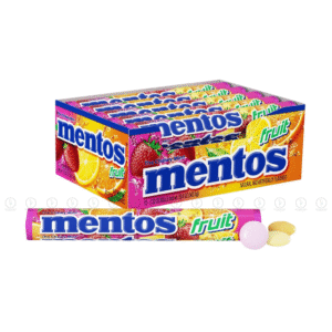 Mentos Chewy Gum Roll Fruit 29g