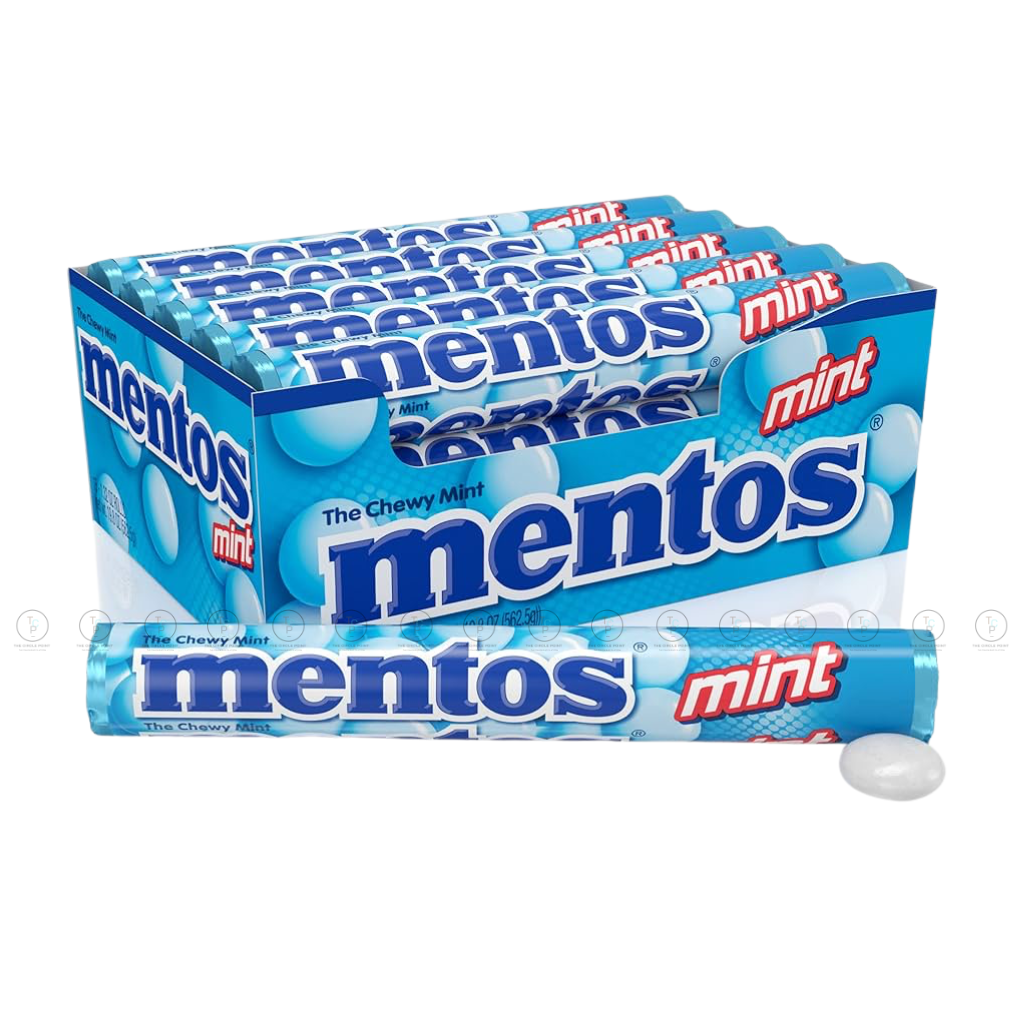Mentos Chewy Gum Roll Mint 29g