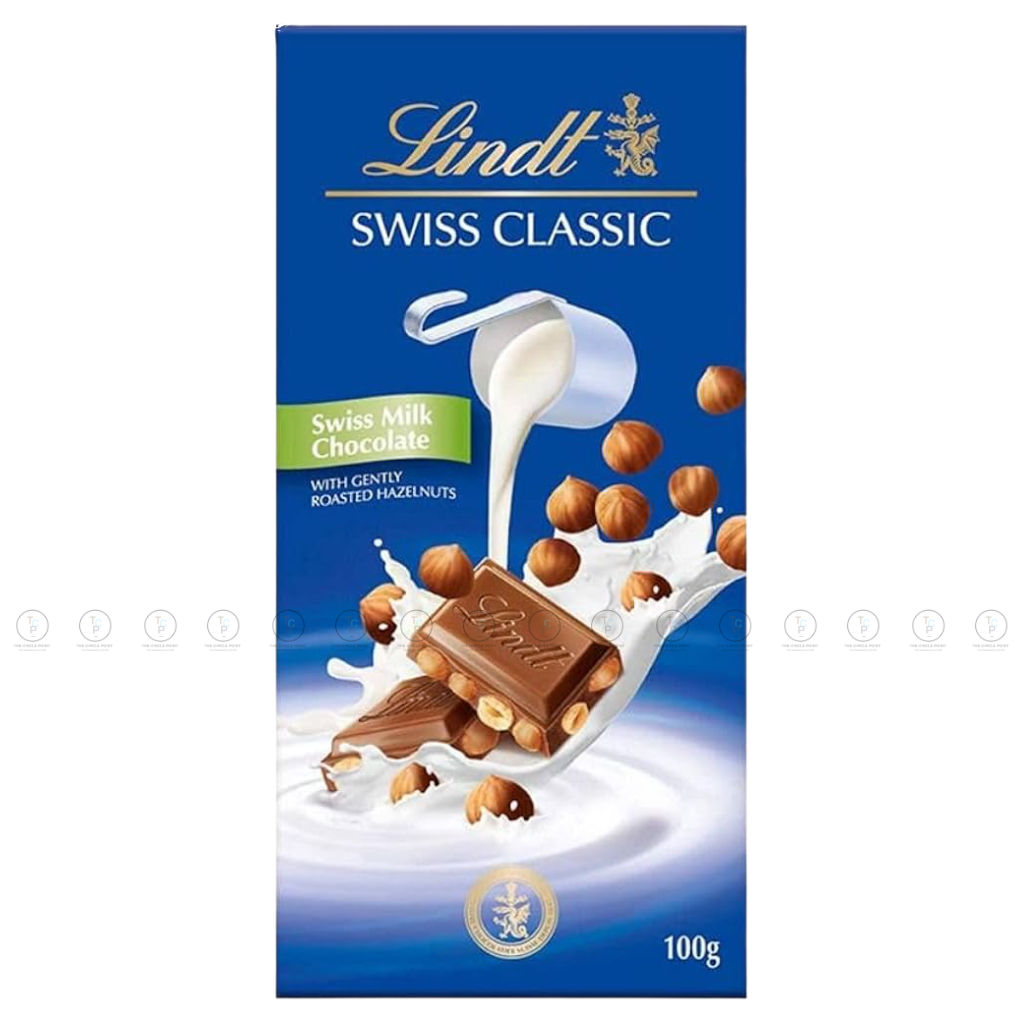Lindt Swiss Classic Hazelnut Chocolate 100g