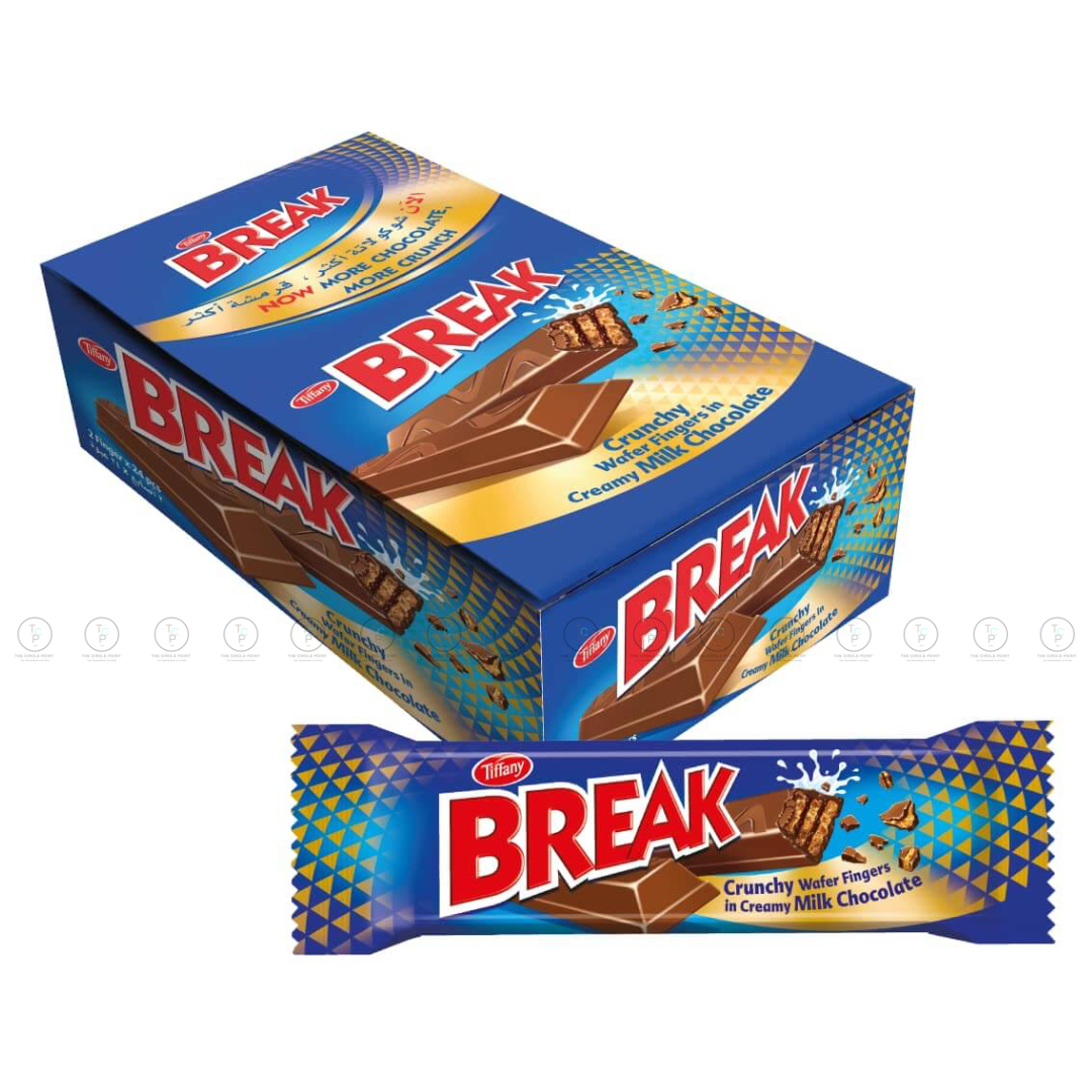 Tiffany Break 2 Finger Crunchy Wafer 12.5g