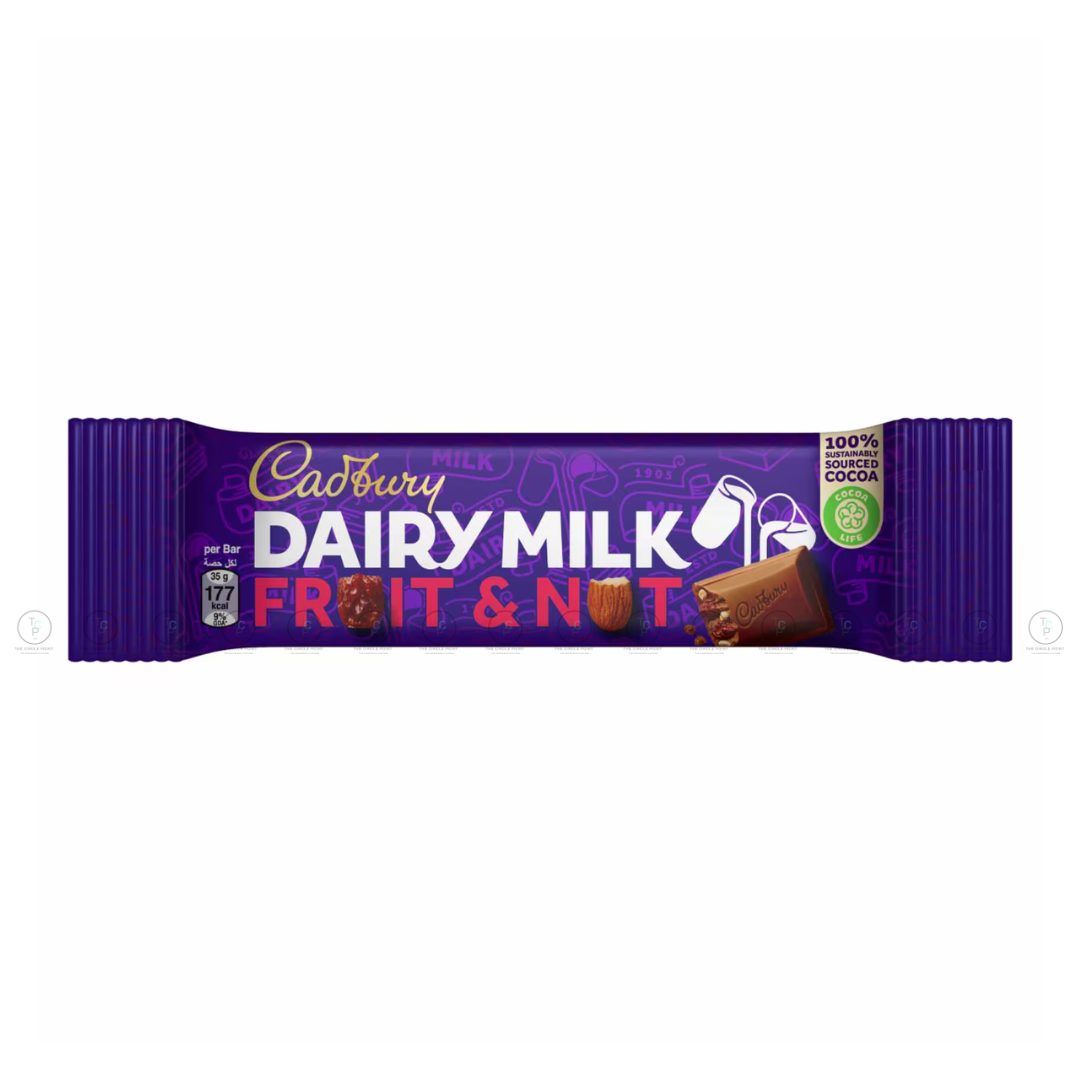 Cadbury Dairy Milk Chocolate Fruit & Nut 35g