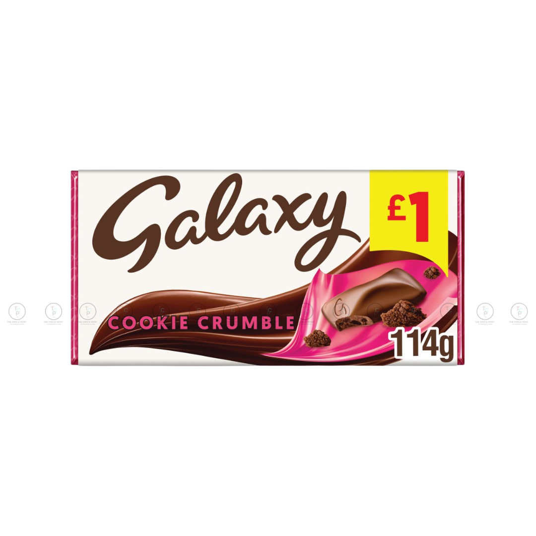 Galaxy Cookie Crumble Chocolate 114g
